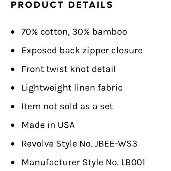 COPY - Revolve. Just Bee Queen Lola Bandeau XS - Picture 4 of 4